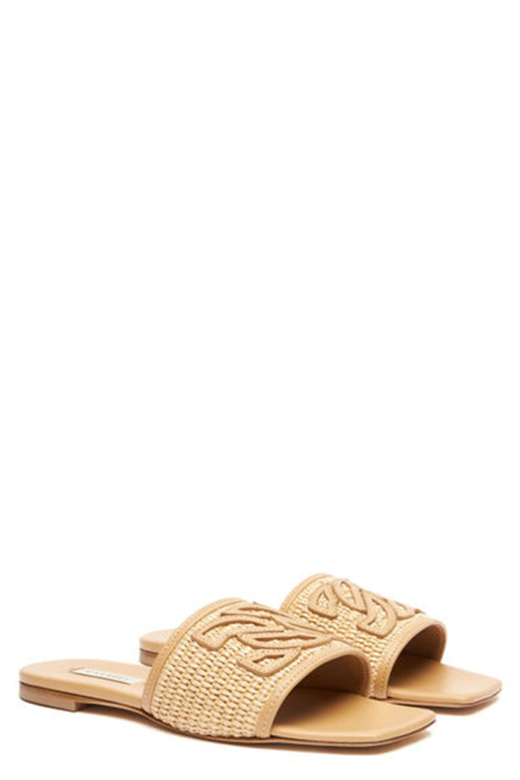 Casadei Brown Leather Sandal