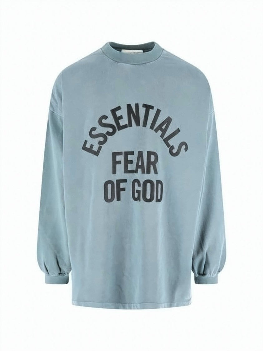 Fear Of God Relaxed-Fit Long-Sleeve T-Shirt With Puffed Sleeves And Iconic Text