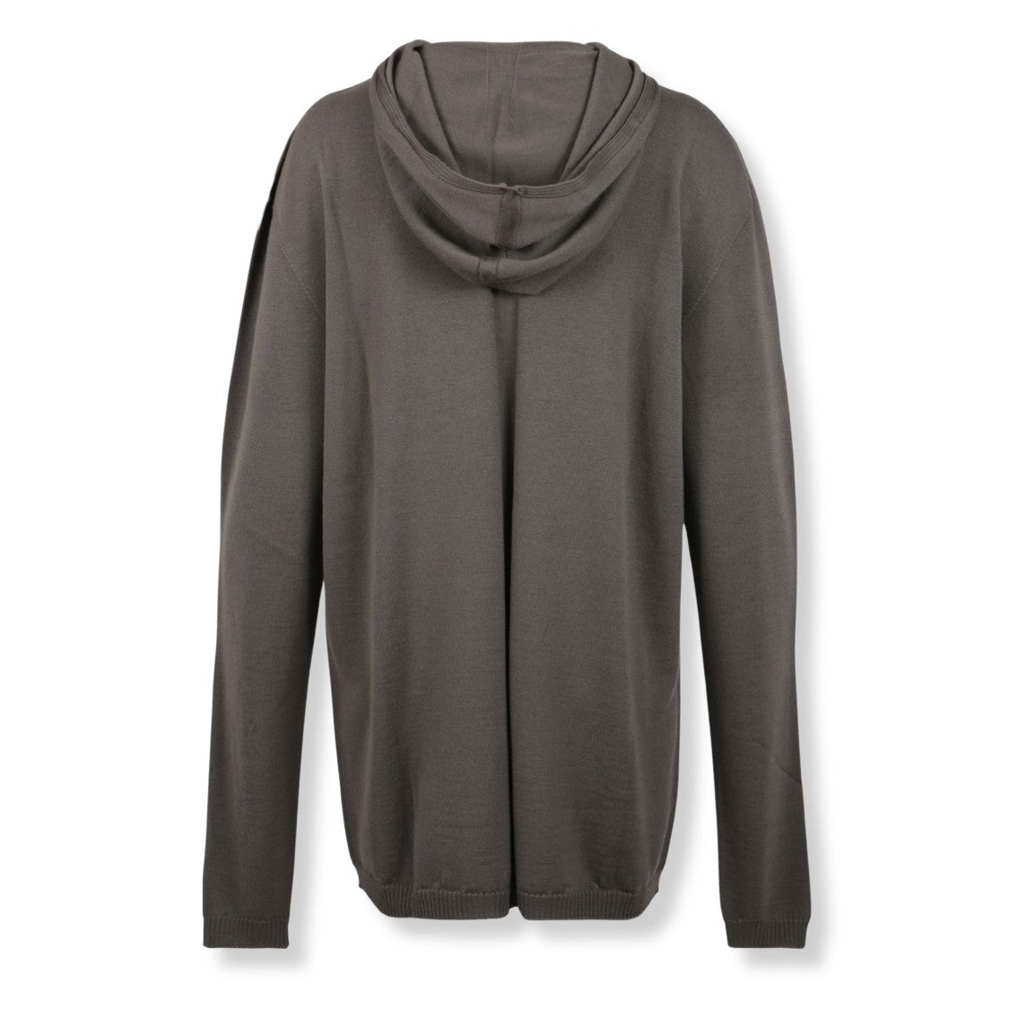 Rick Owens Relaxed Fit Black Hoodie With Spacious Hood