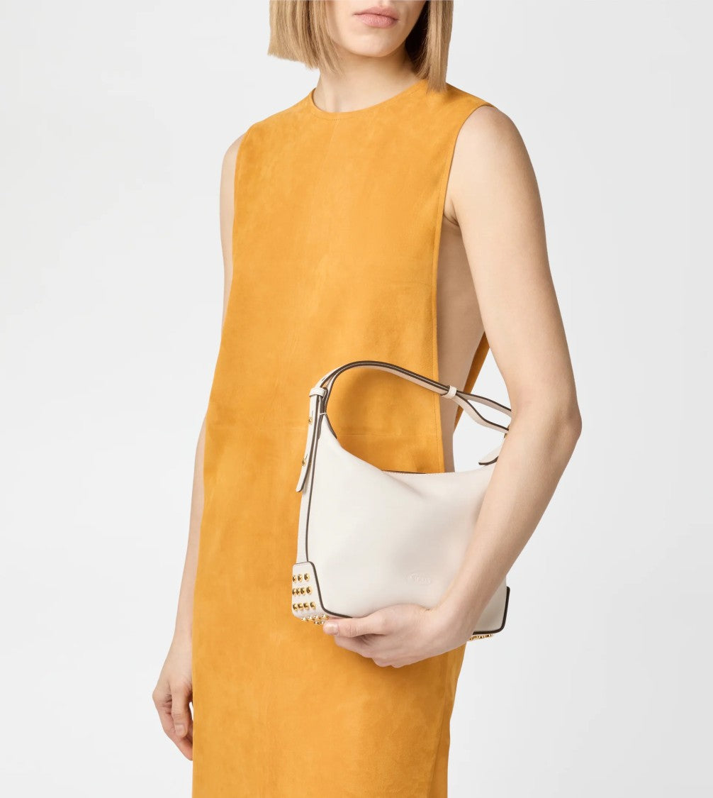 Tod's Gmt Sacca Mini Leather Bag – White