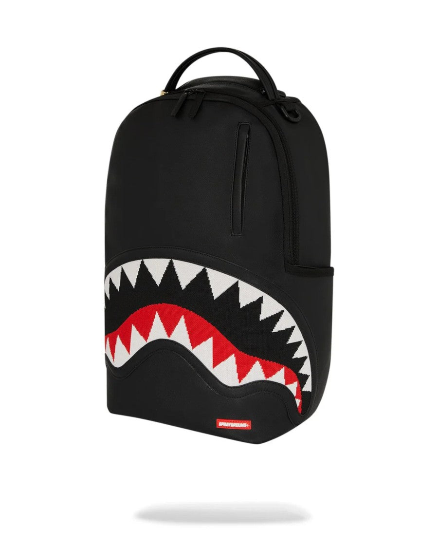 Sprayground Black Graphic Backpack With Ergonomic Design