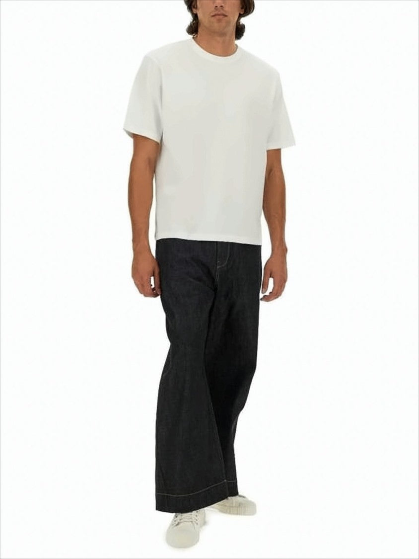 Studio Nicholson Cropped Wide-Leg Denim Pants