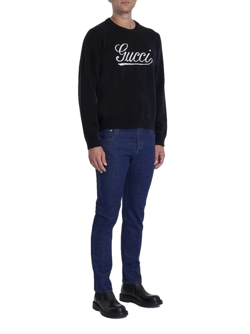 Gucci Indigo Wash Straight-Leg Denim Pants