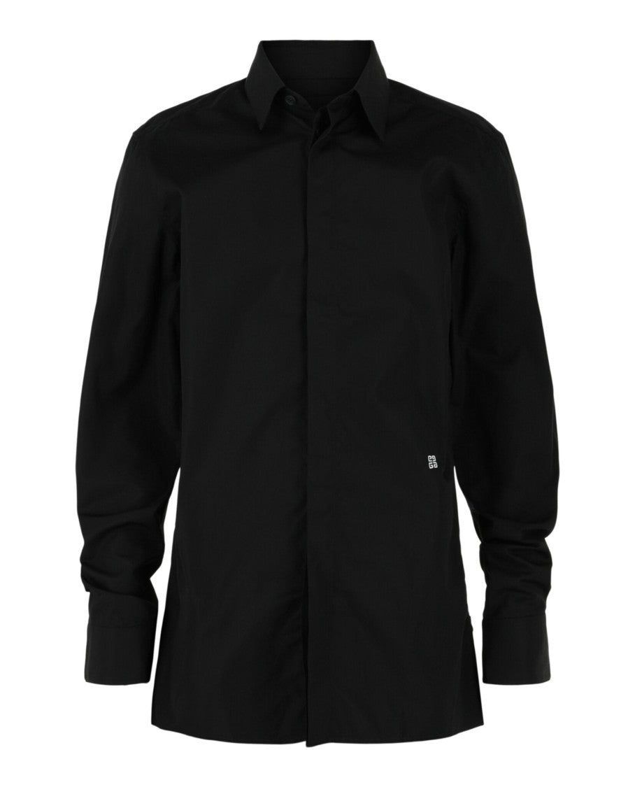 Givenchy 4G Embroidered Long Sleeve Dress Shirt