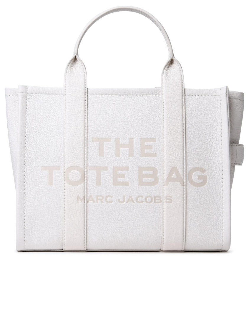 Marc Jacobs (The) Cream Leather Midi Tote Bag