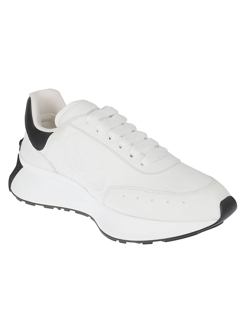 Alexander Mcqueen White Sneakers With Sole