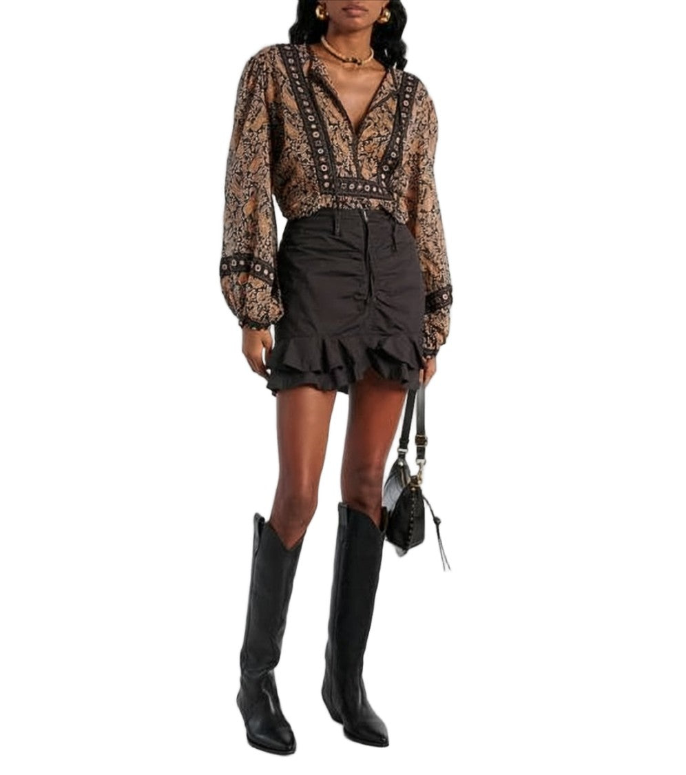 Isabel Marant Floral Paisley Pattern Blouse