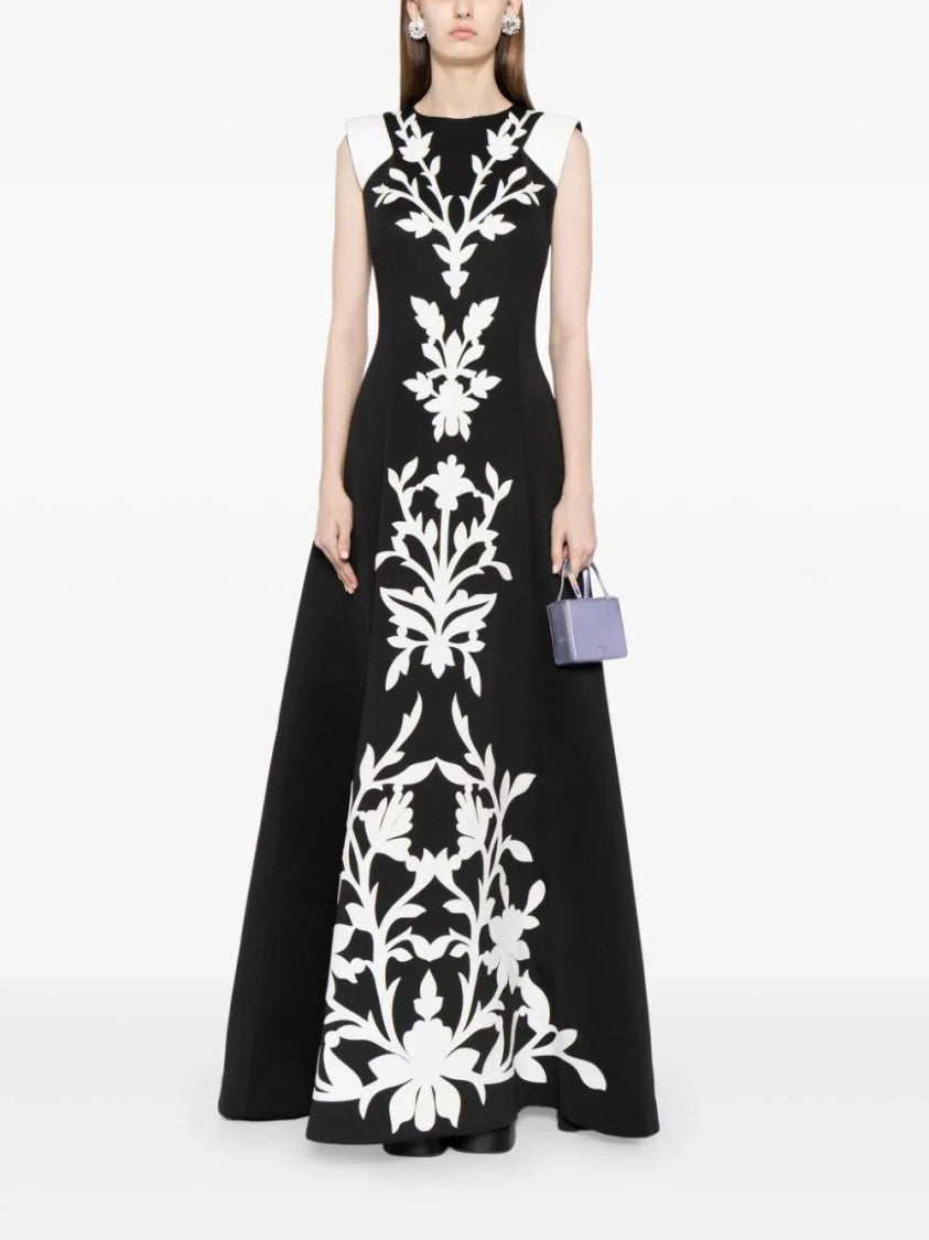 Saiid Kobeisy Neoprene Dress With Matching Embroidery