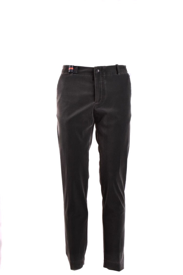 Rrd Tailored Vibrant Green Trousers Ribbed Texture