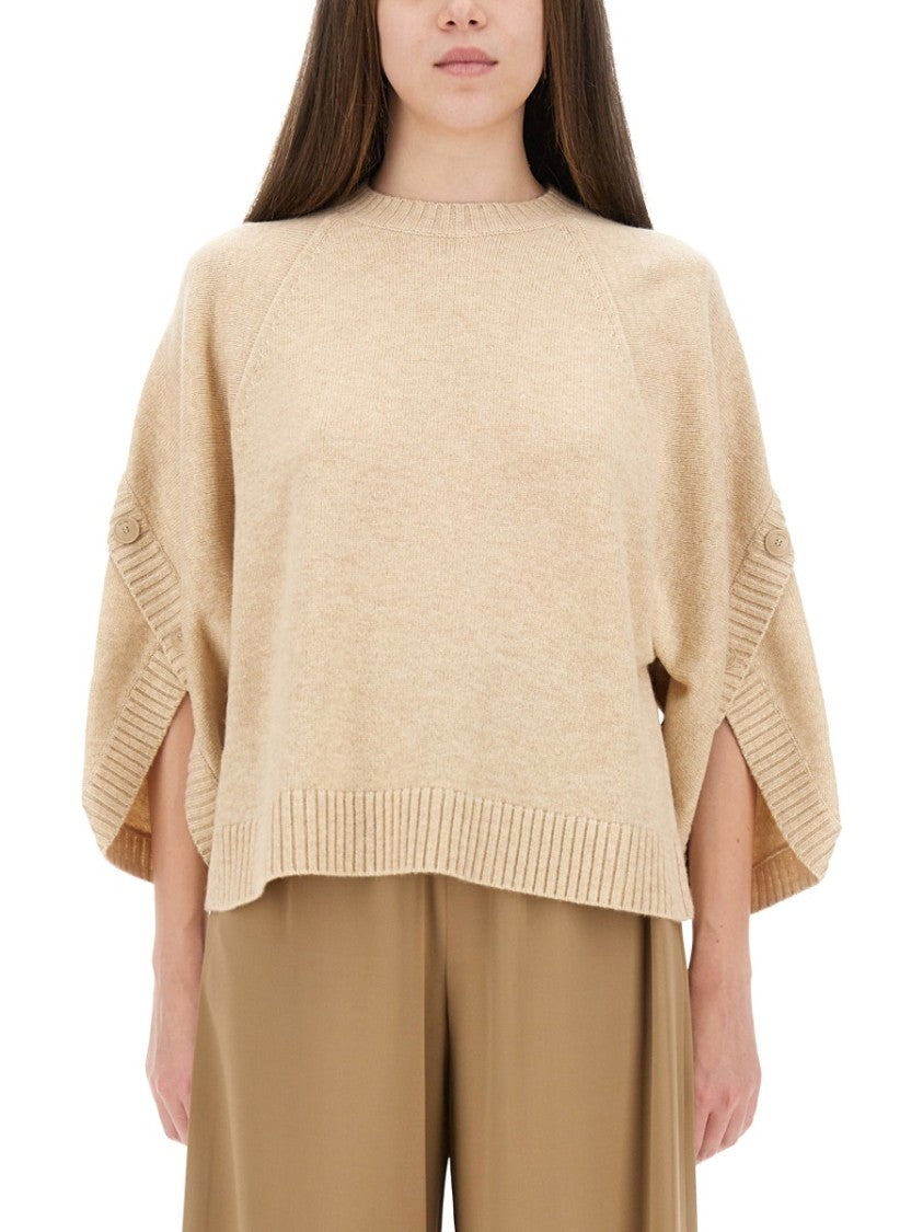 Max Mara Boxy Long-Sleeved Shirt With Ribbed Detailing