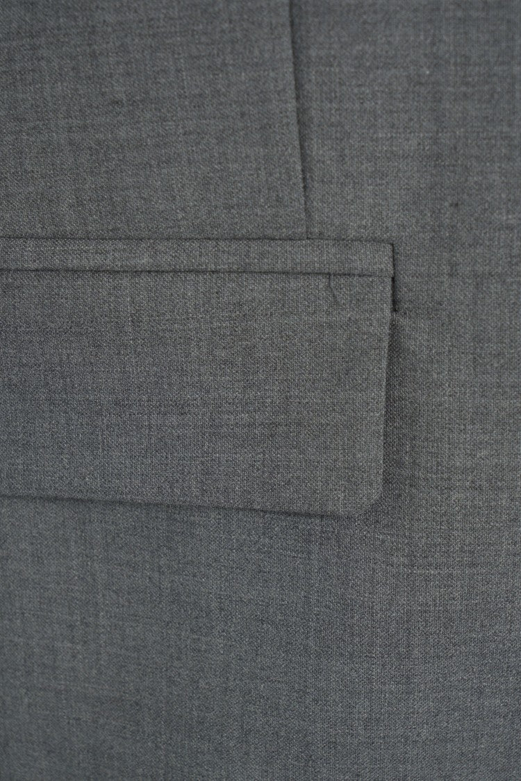 Ottod'ame Single-Button Blazer With Notch Lapel