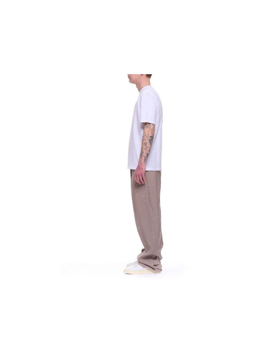 Hevo Torrecanne Chino Trousers In Fluid Modal Fabric