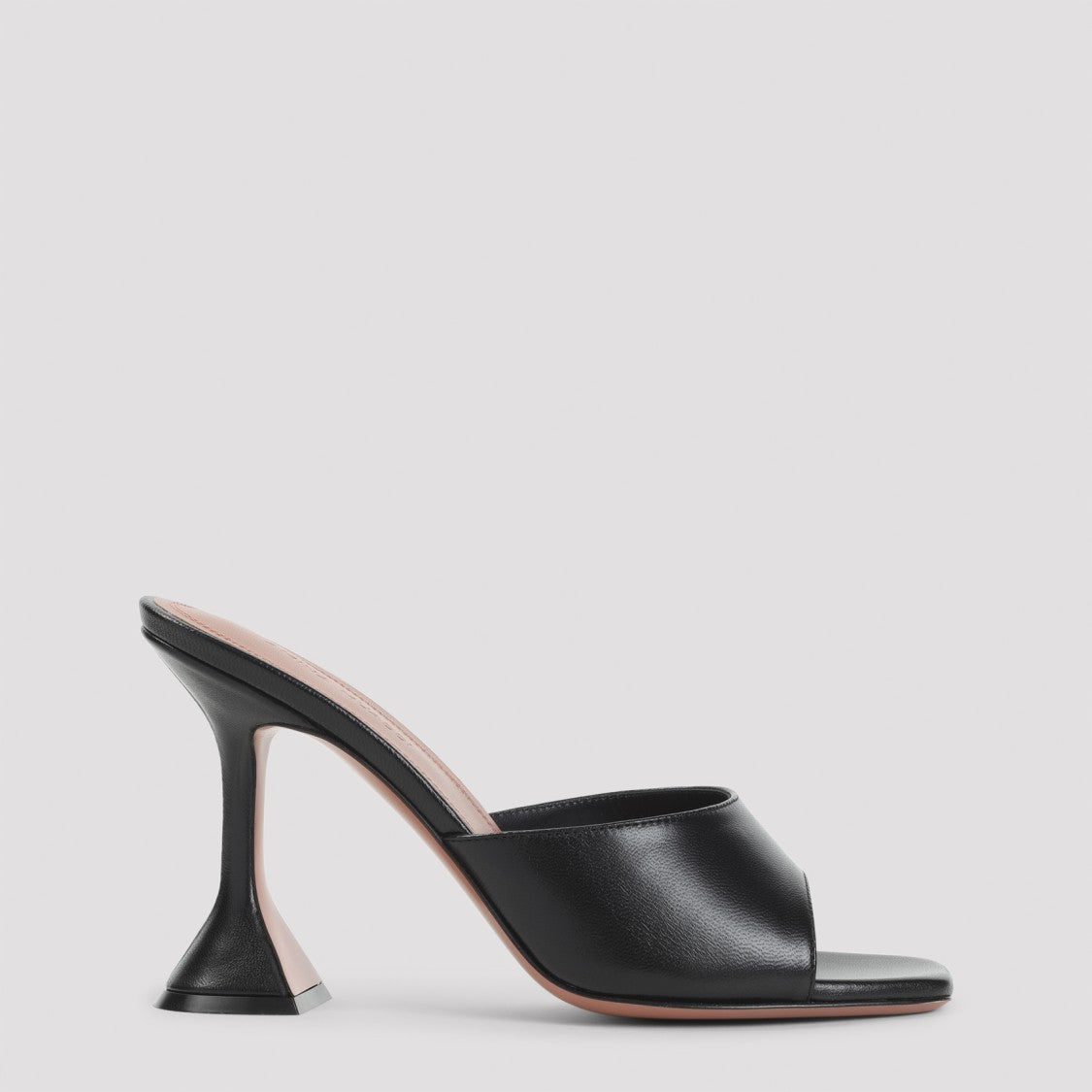 Amina Muaddi Flared High-Heeled Mule Sandal