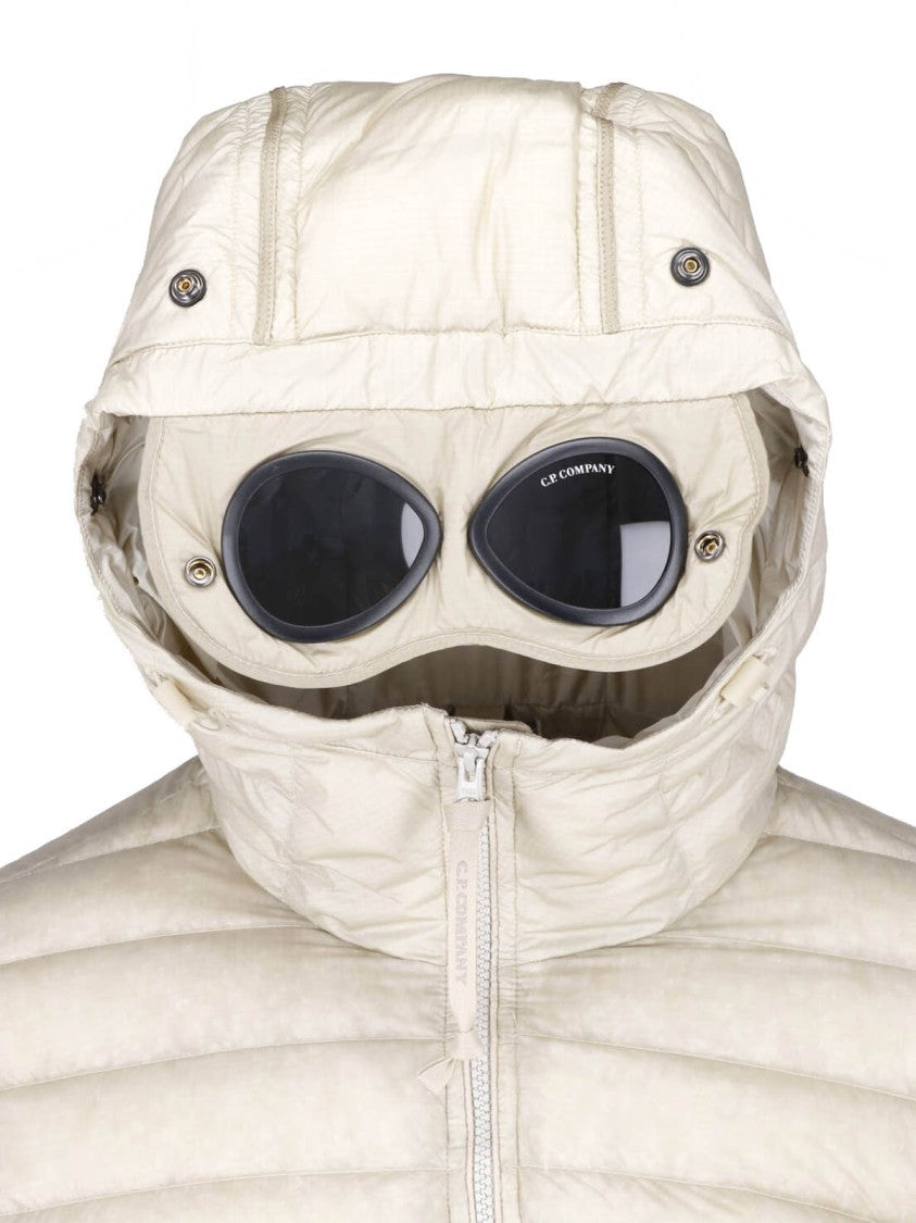 C.P. Company Grey D.D. Shell Goggle Hooded Jacket