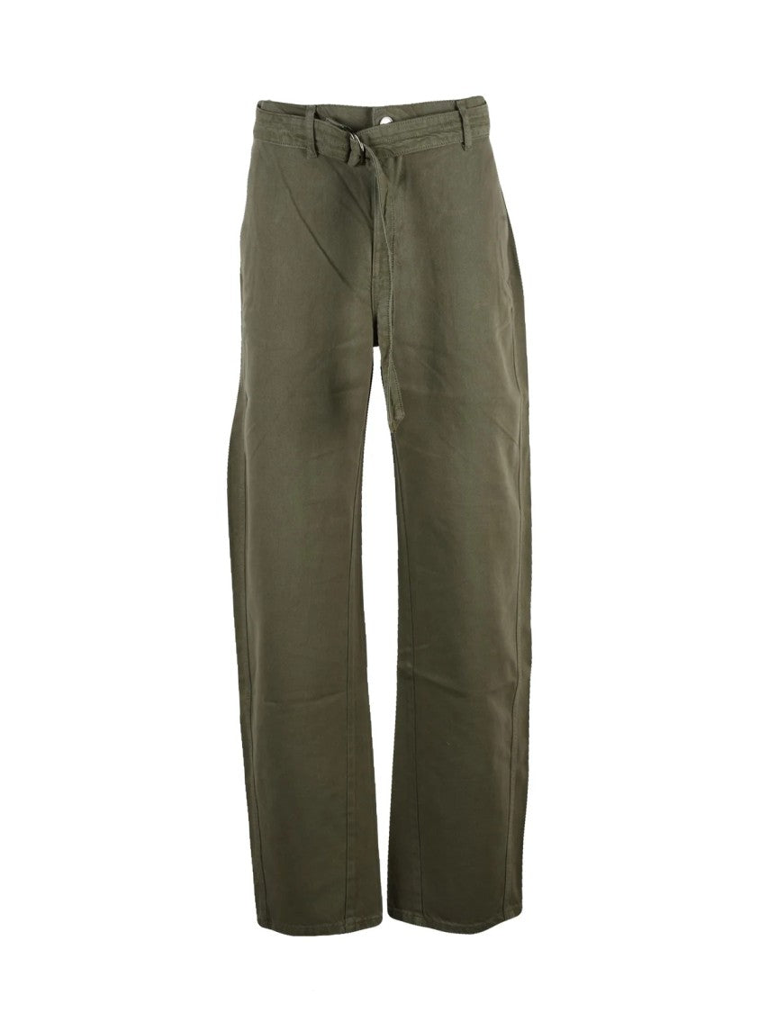 Liu Jo High-Waisted Wide-Leg Chino Trousers With Versatile Pockets