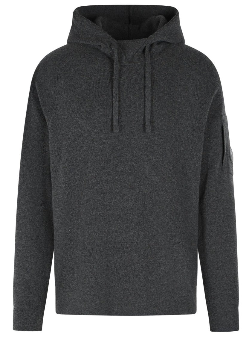 C.P. Company Grey Wool Blend Sweater