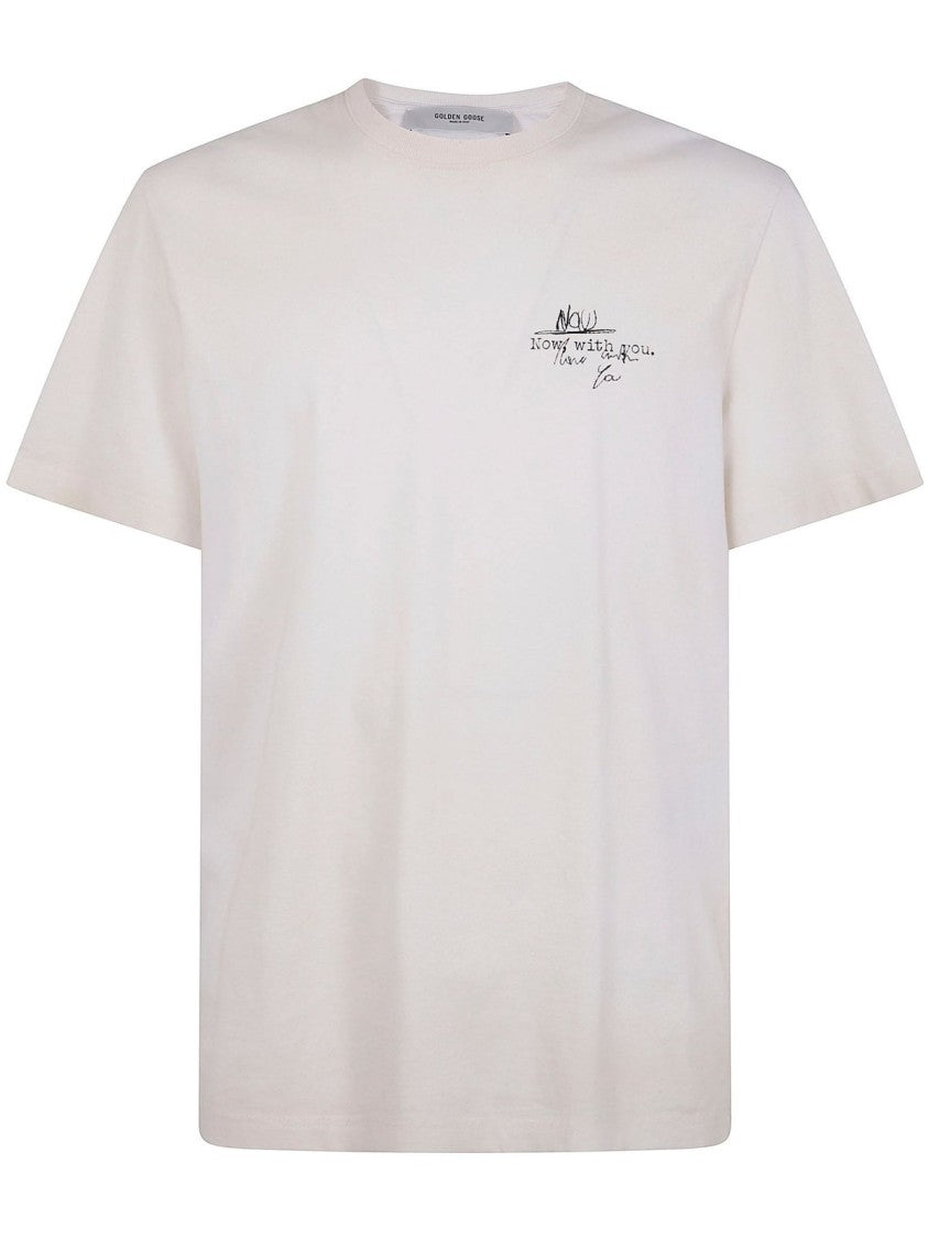 Golden Goose Regular Fit Gauze Cotton Jersey T-Shirt