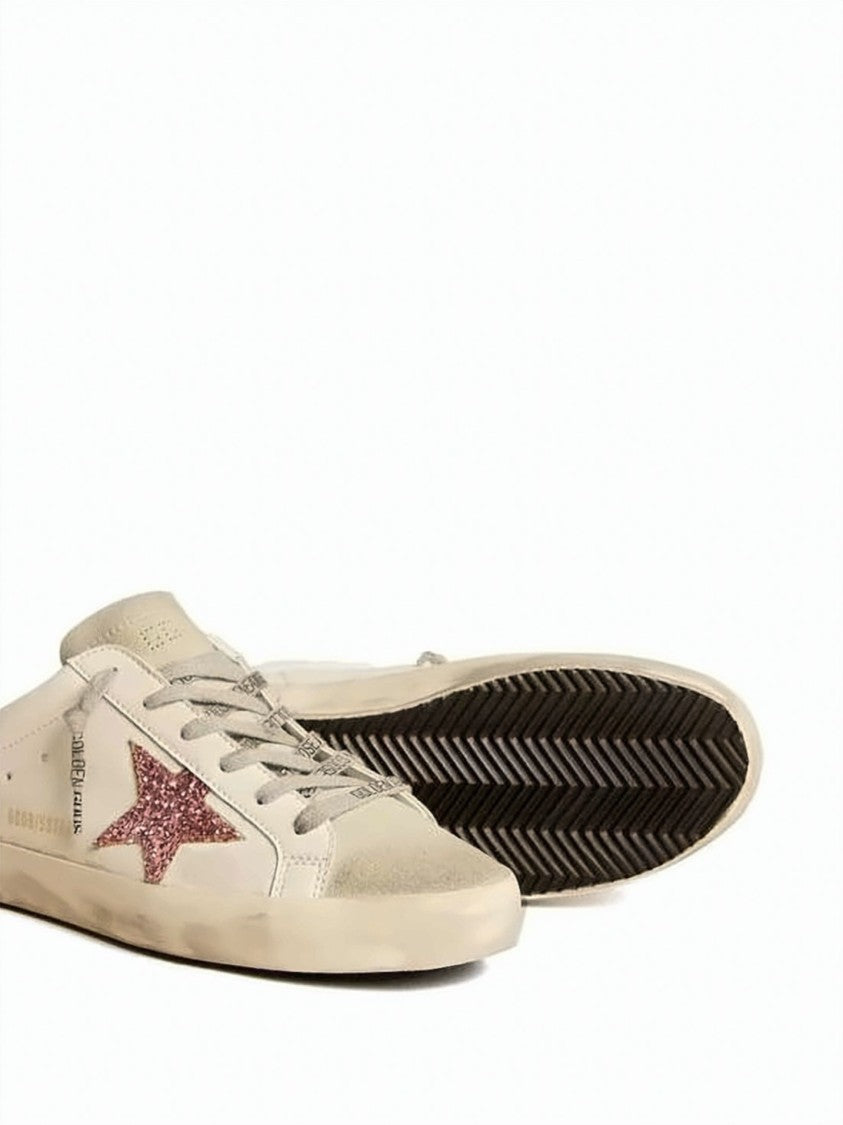 Golden Goose Slip-On Sneakers With Glittery Star Detail