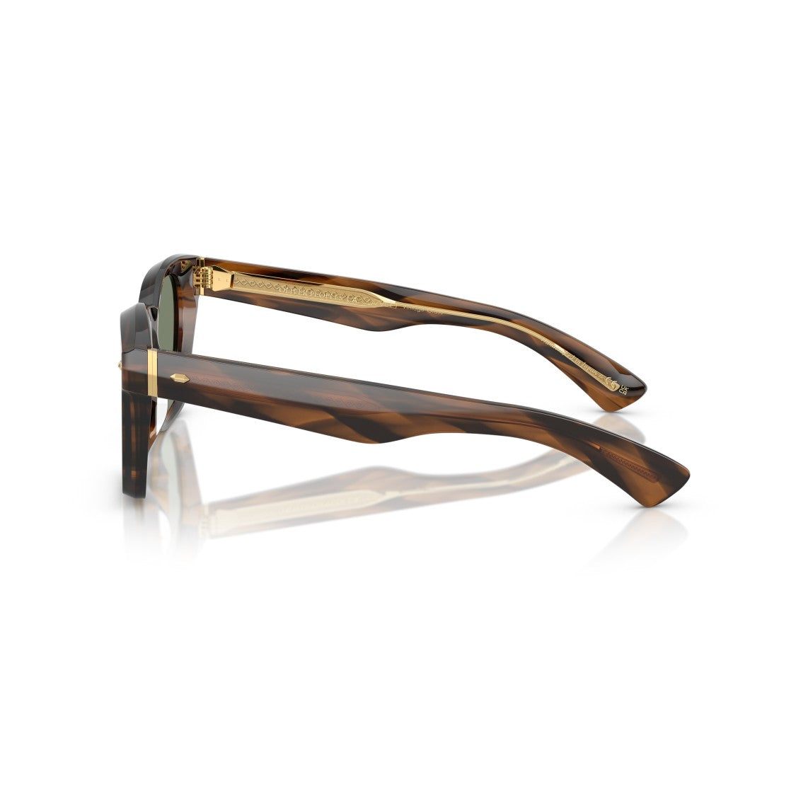 Oliver Peoples 0Ov5498su Tortoiseshell Square Frame Sunglasses With Dark Green Lenses