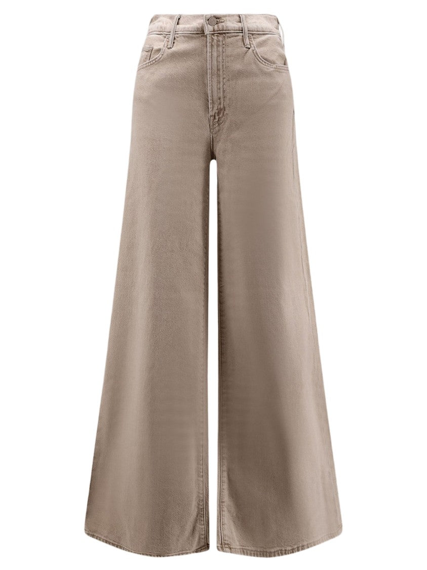 Mother Flared Leg Stretch Cotton Jeans