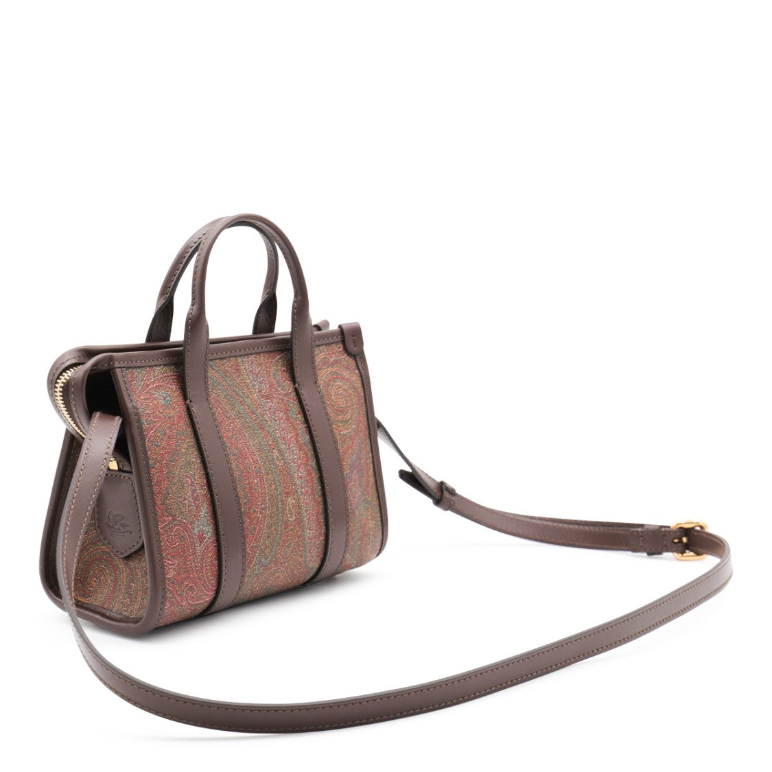 Etro Mini Arnica Top Handle Bag With Paisley Pattern