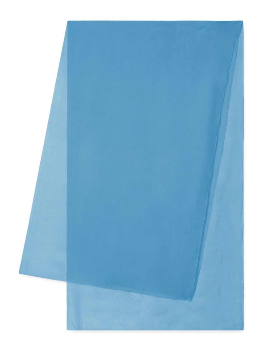 Alberta Ferretti Soft Blue Silk Scarf