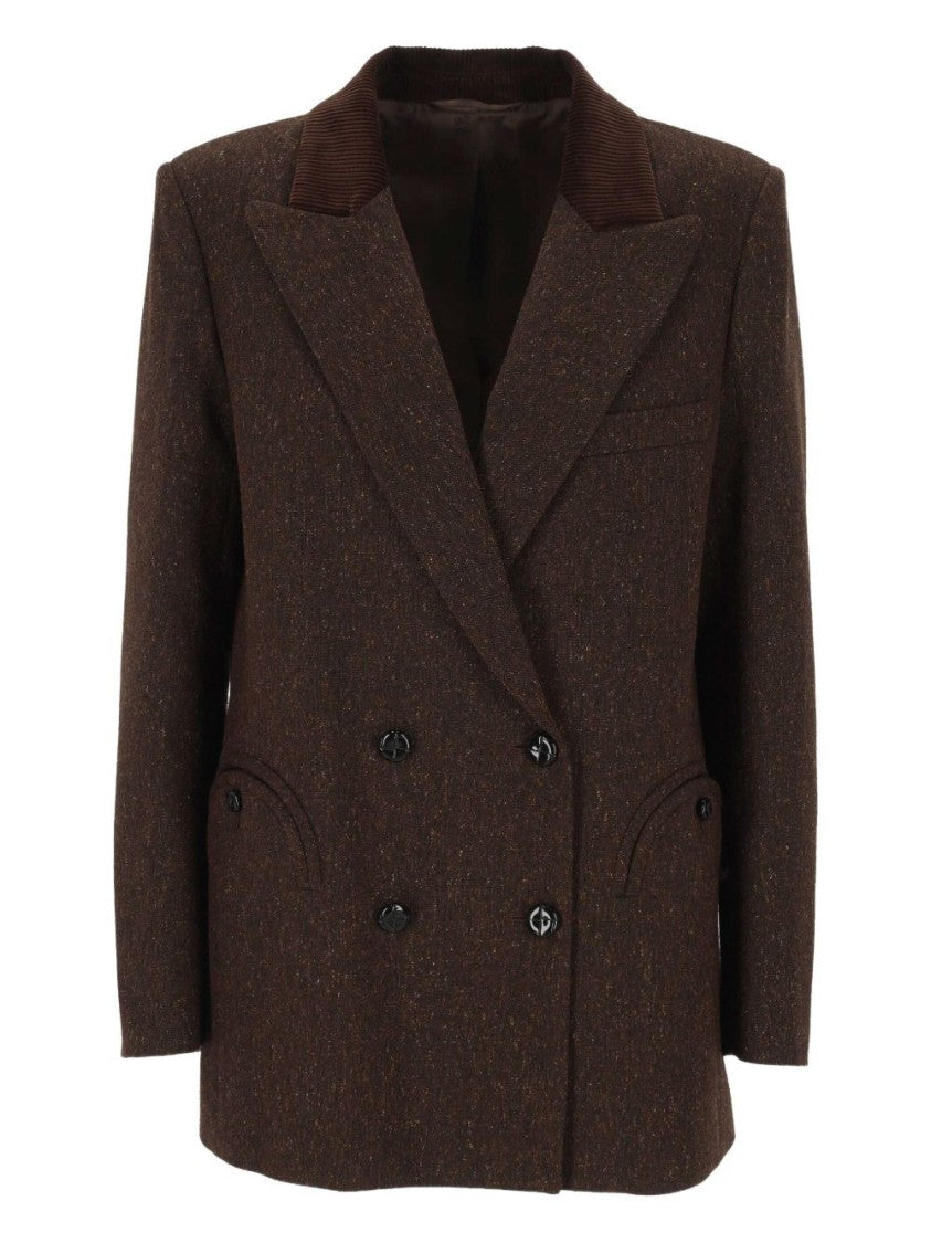 Blaze Tailored Brown Jacket With Notched Lapel