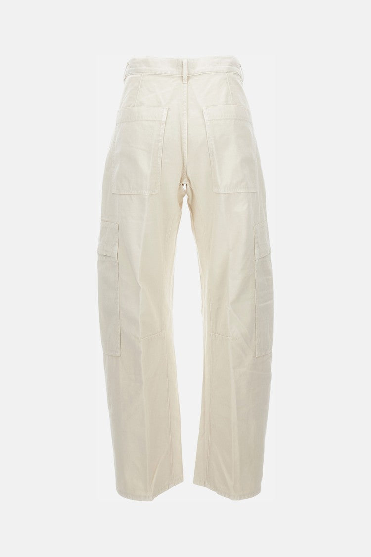Citizens Of Humanity Relaxed Fit Beige Cargo Jeans