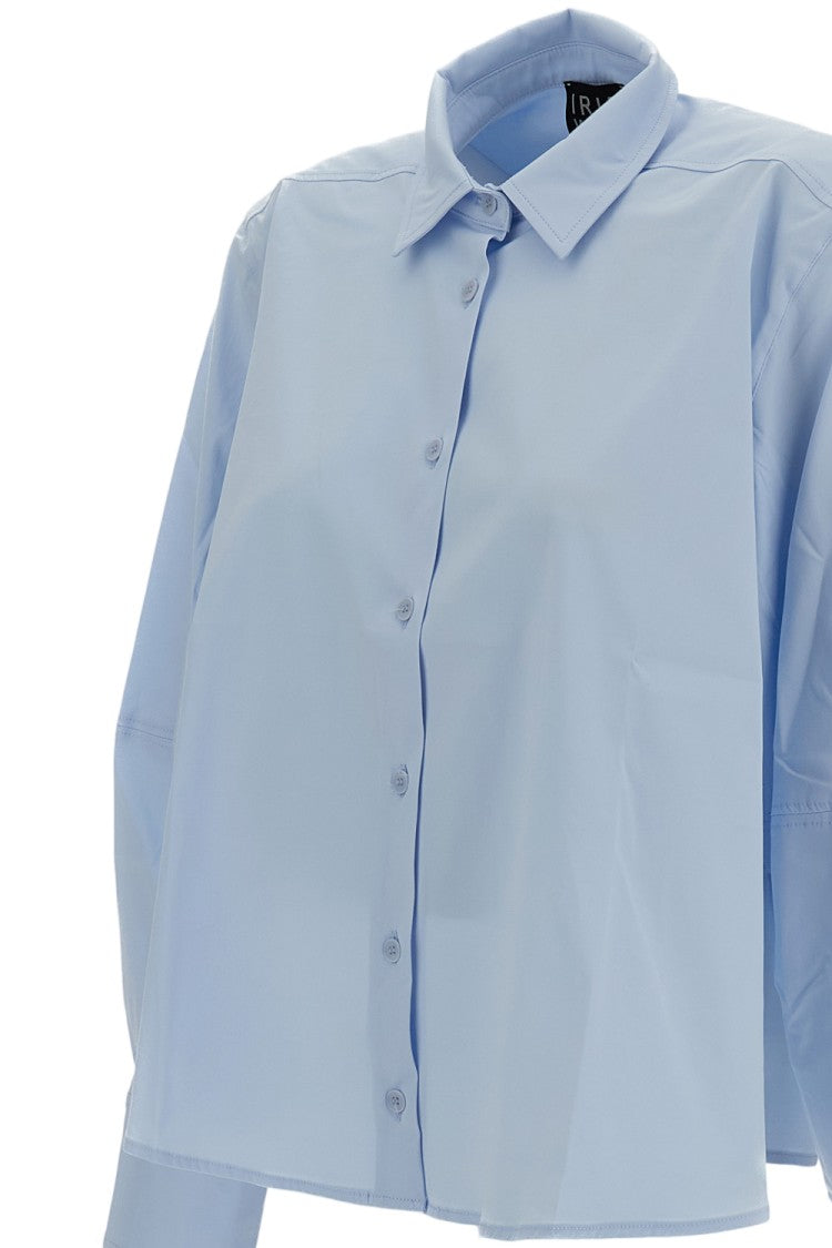 Irie' Clear Blue Button-Down Shirt With Long Sleeves