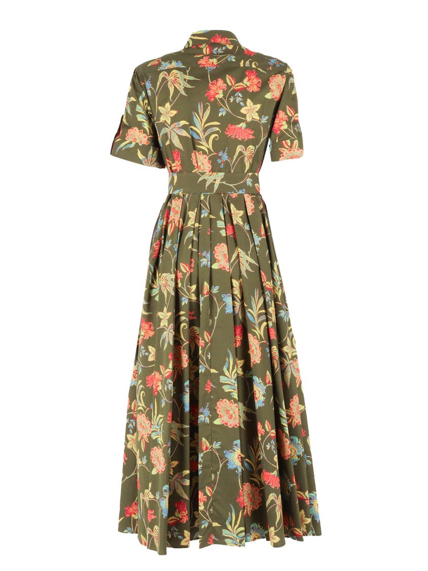 Fay Knee Length Floral Belted Day Dress