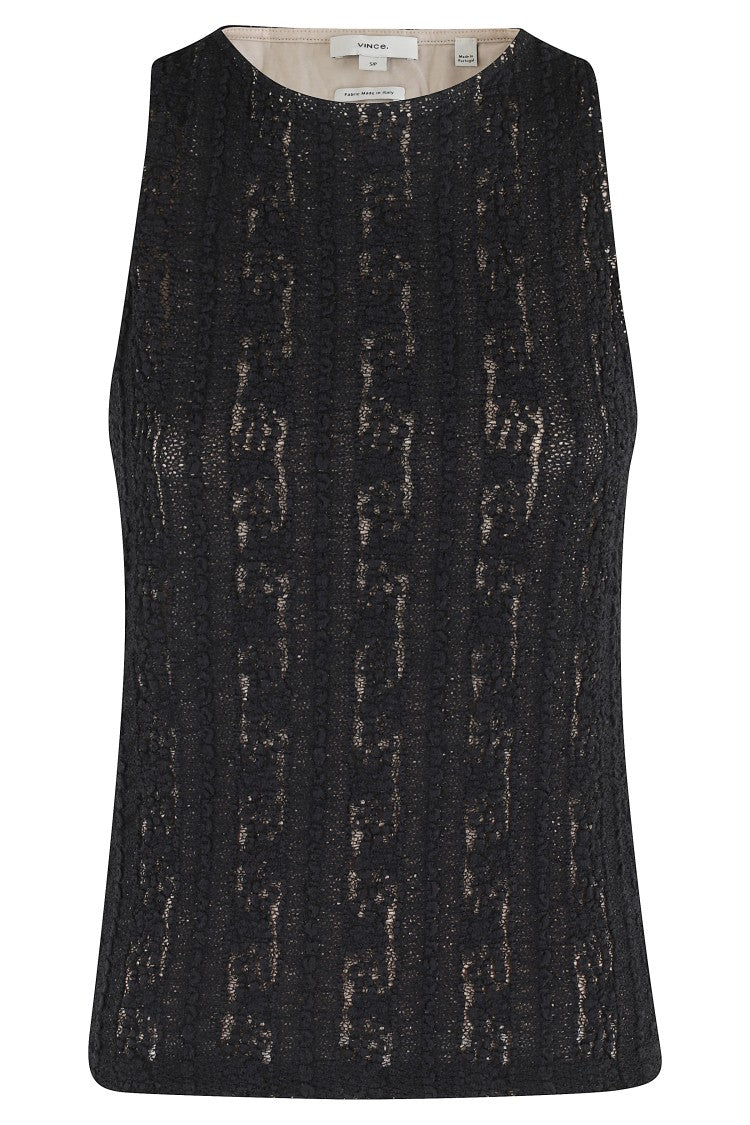 Vince High Neck Sleeveless Sweater