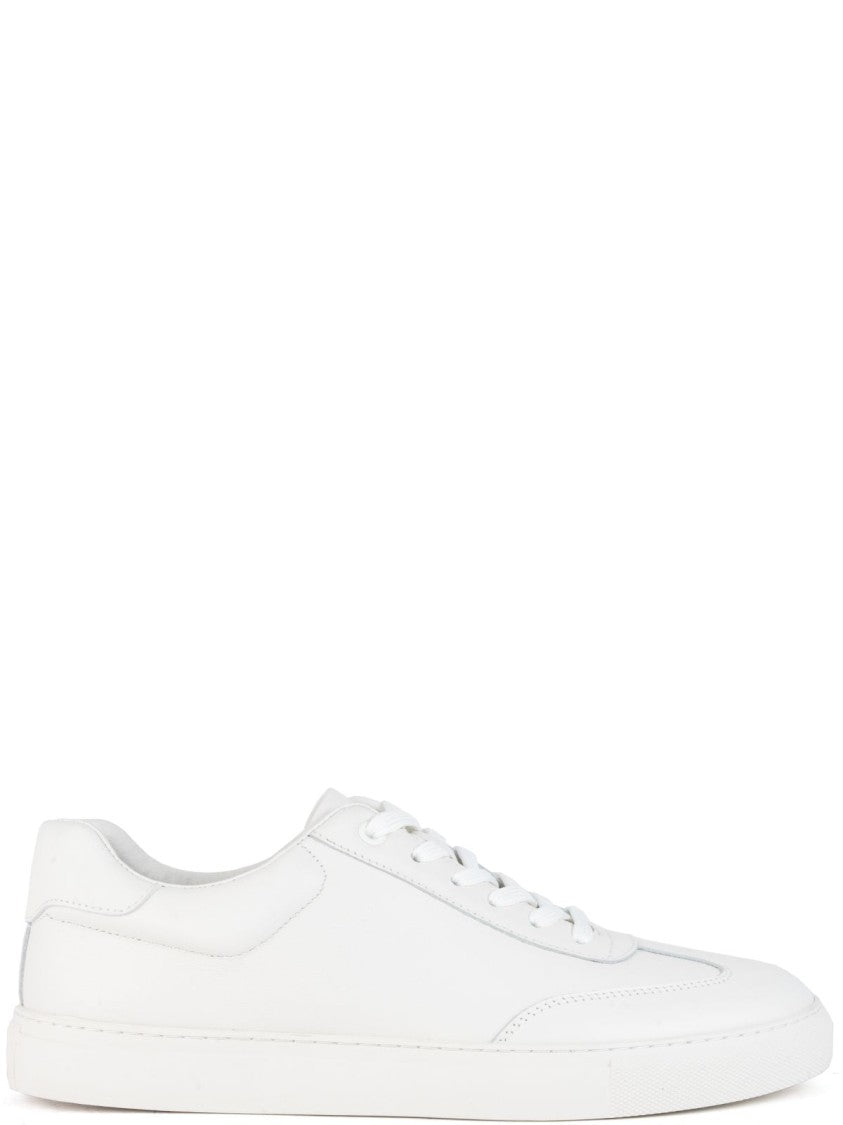 Sergio Moretti White Cow Leather Trainers