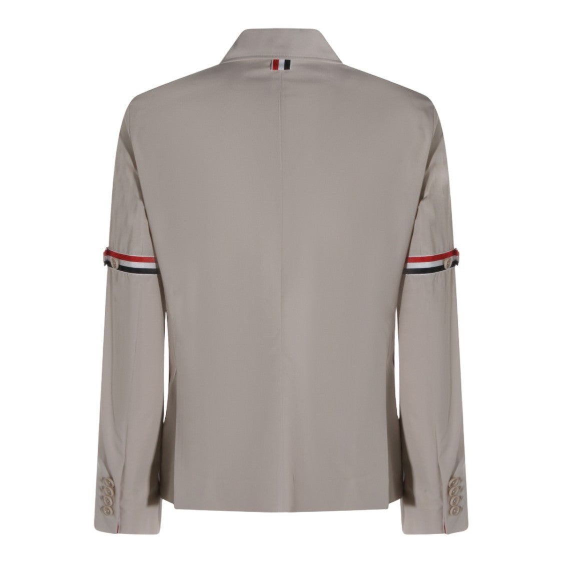 Thom Browne Beige Tailored Jacket With Notched Collar