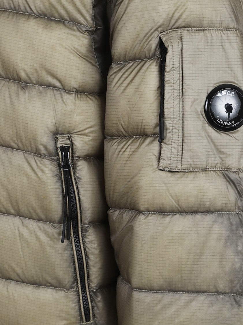 C.P. Company Lightweight Quilted Jacket With Ribbed Accents