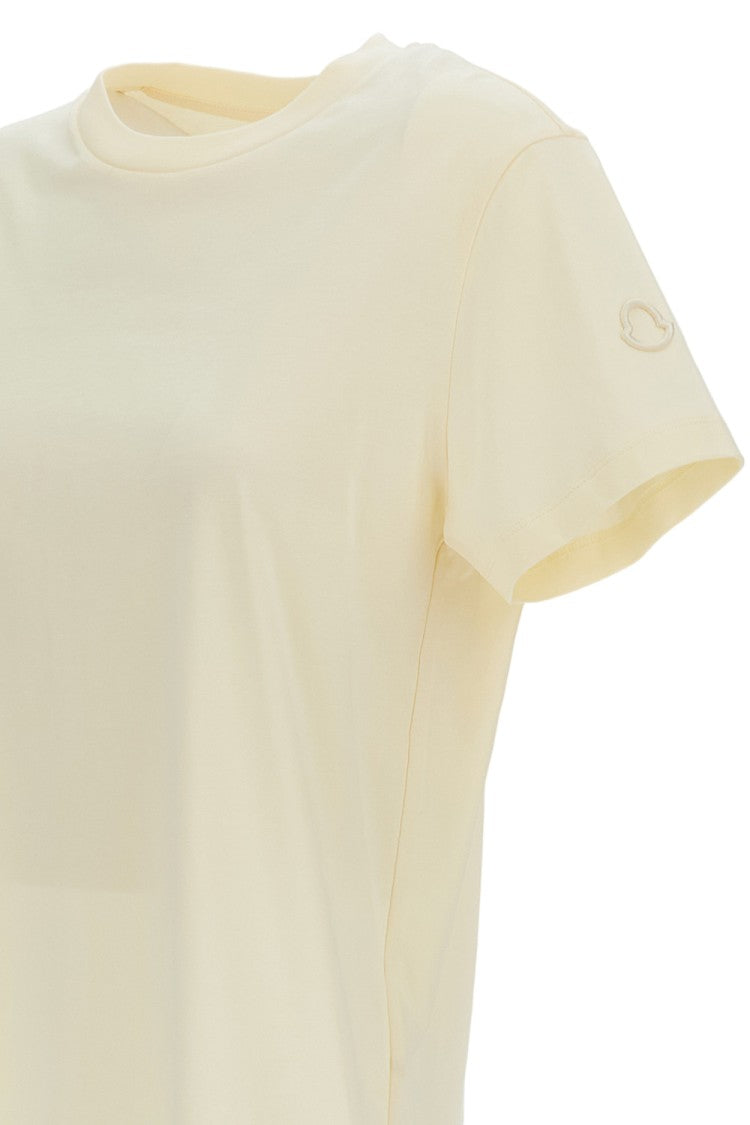 Moncler White Cotton Short-Sleeve T-Shirt