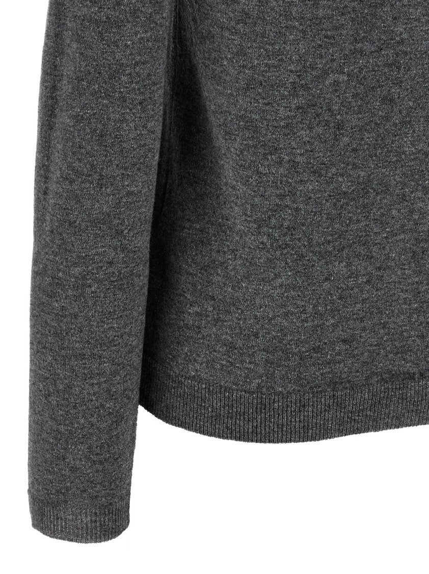 Marni Virgin Wool Cardigan With Contrasting Collar