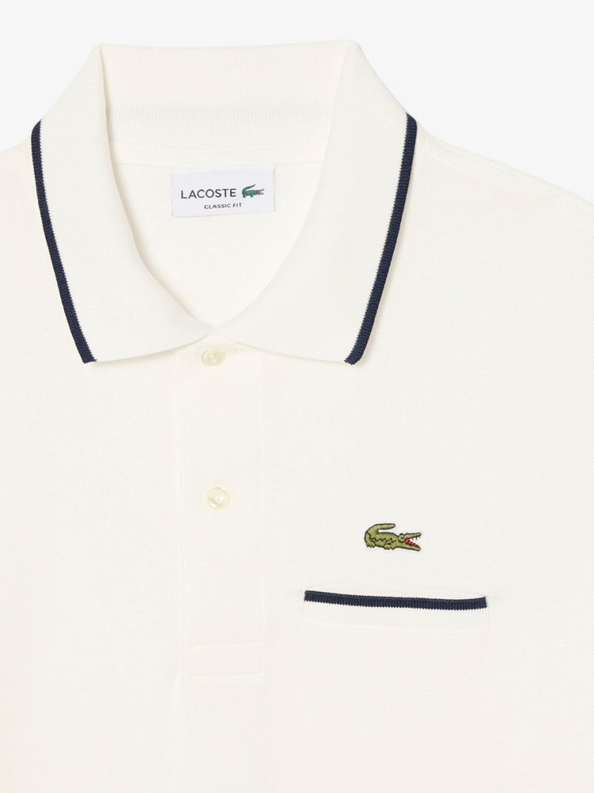 Lacoste Classic Fit Contrast-Trim Polo Shirt