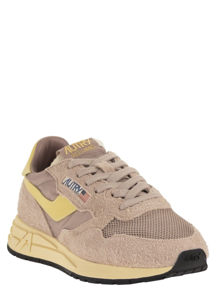 Autry Reelwind - Suede And Technical Textile Trainer