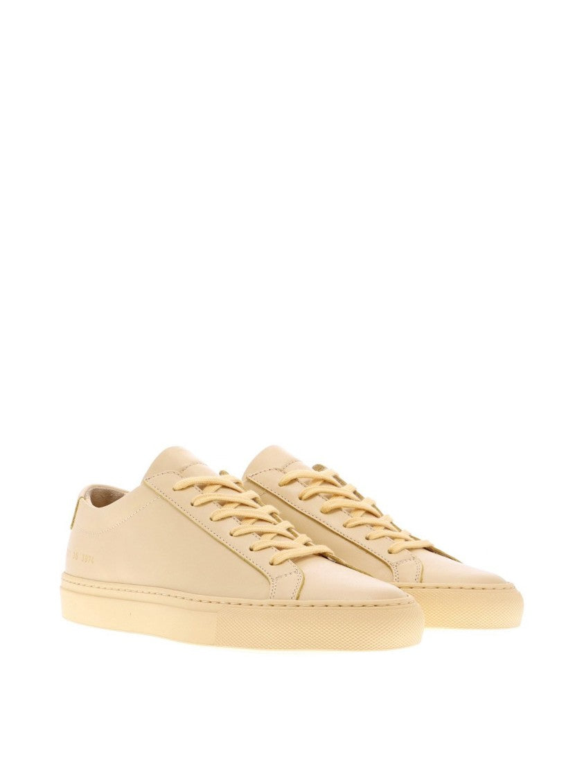 Common Projects Original Achilles Low Yellow Sneakers