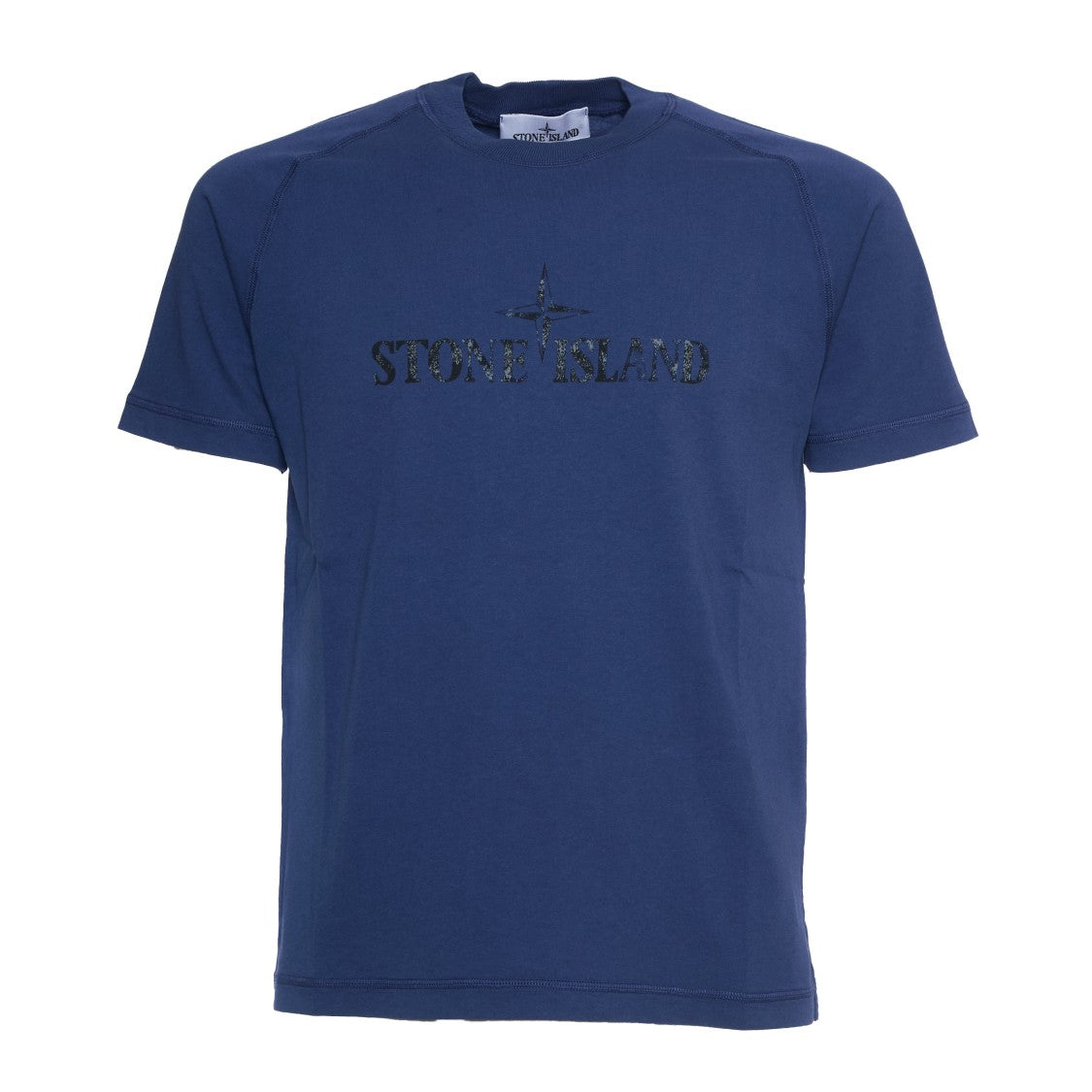 Stone Island Blue Tee With Classic Fit
