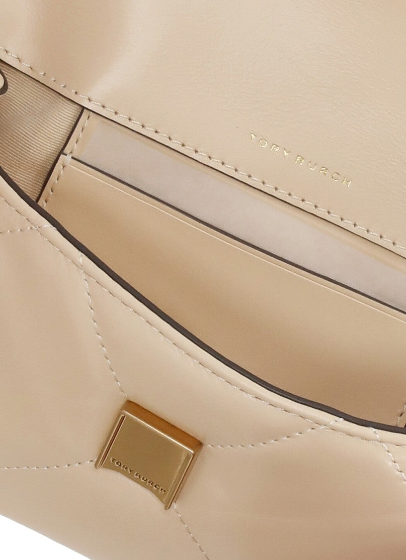 Tory Burch Natural Leather "Kira" Shoulder Bag