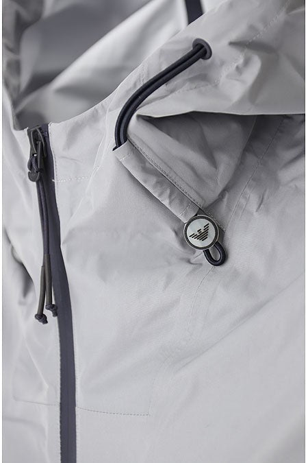 Emporio Armani Grey Hooded Jacket