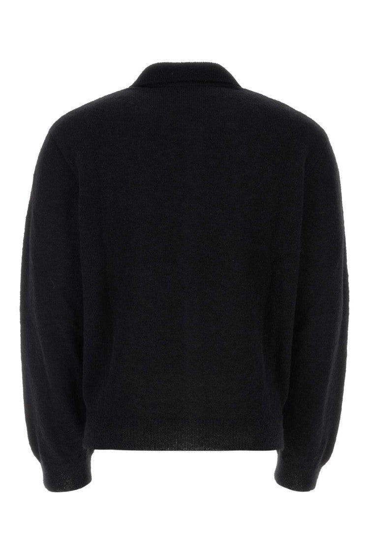 Our Legacy Black Alpaca Blend Cardigan