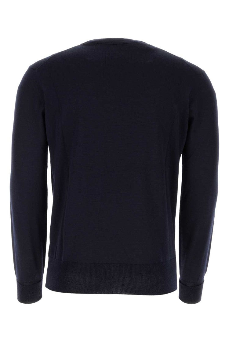 Pt Torino Midnight Blue Wool Sweater