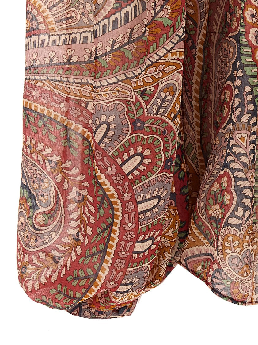 Etro Floral Paisley Silk Blouse