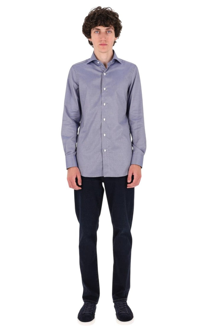 Finamore Milano Royal Oxford Cotton Shirt