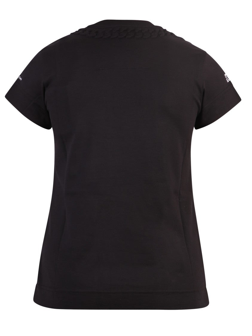 Givenchy Embossed Motif Black Jersey T-Shirt