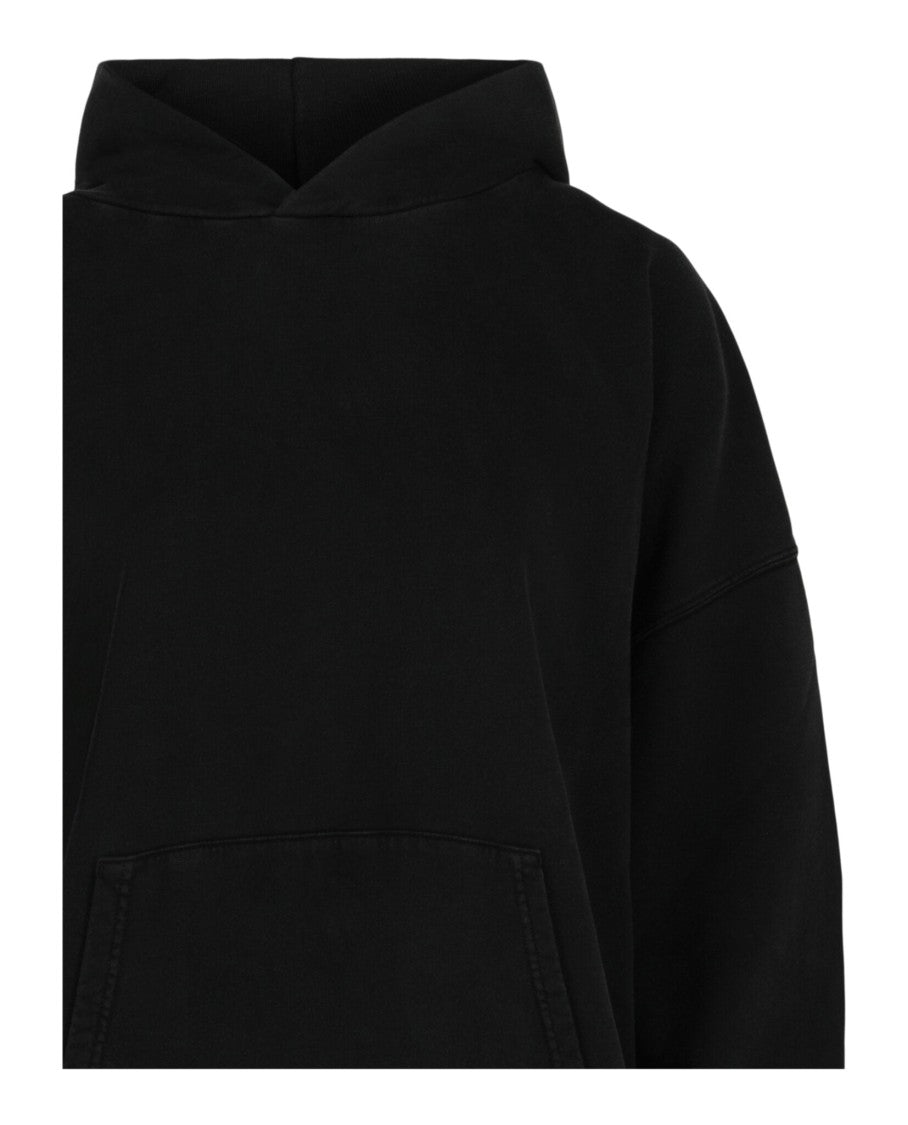 Balenciaga Oversized Crystal Embellished Logo Hoodie