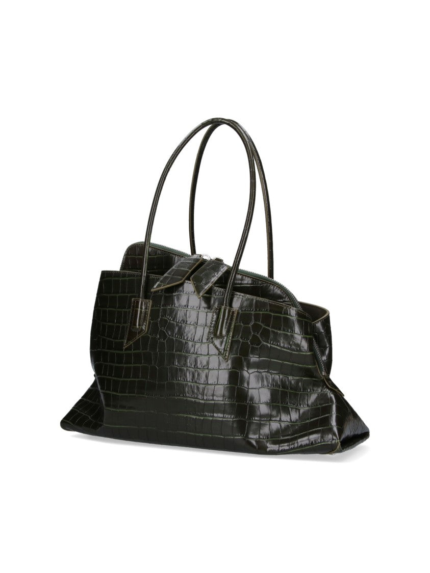 The Attico "La Passeggiata" Medium Shoulder Bag – Green