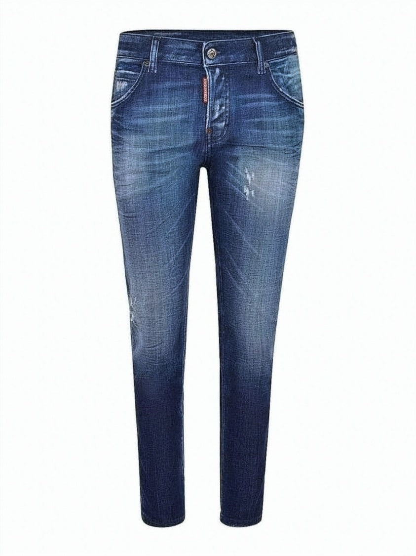 Dsquared2 Slim-Fit Denim Pants With Classic Five-Pocket Design